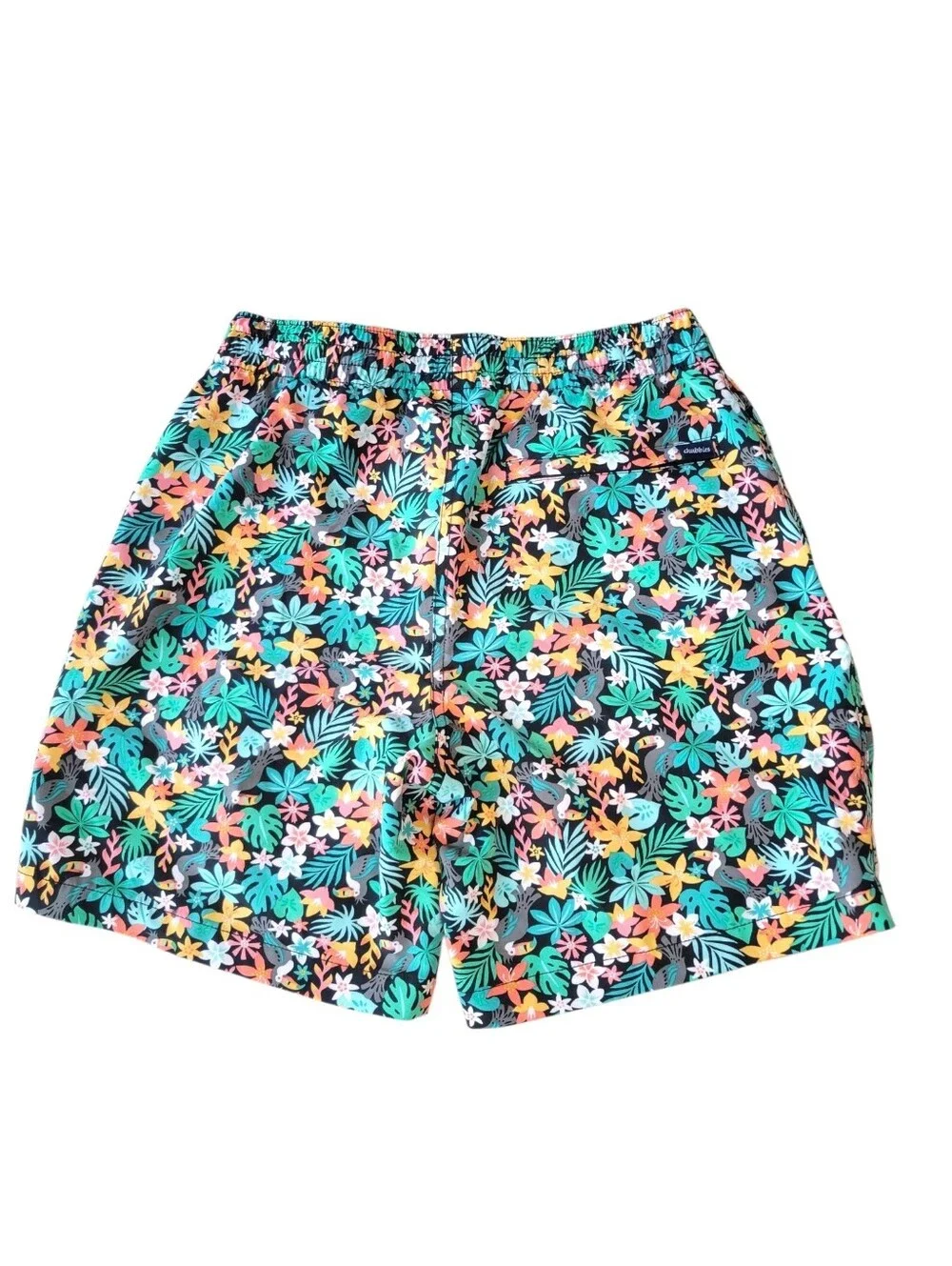 Chubbies The Bloomerangs 7” Swim Trunks Parrot Mens Medium